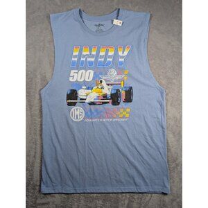Indianapolis Motor Speedway Indy 500 Tank Top Mens Large NWT Graphic Sleeveless